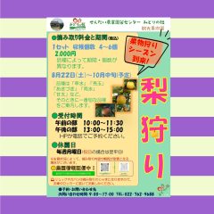 ナシ狩りのご案内